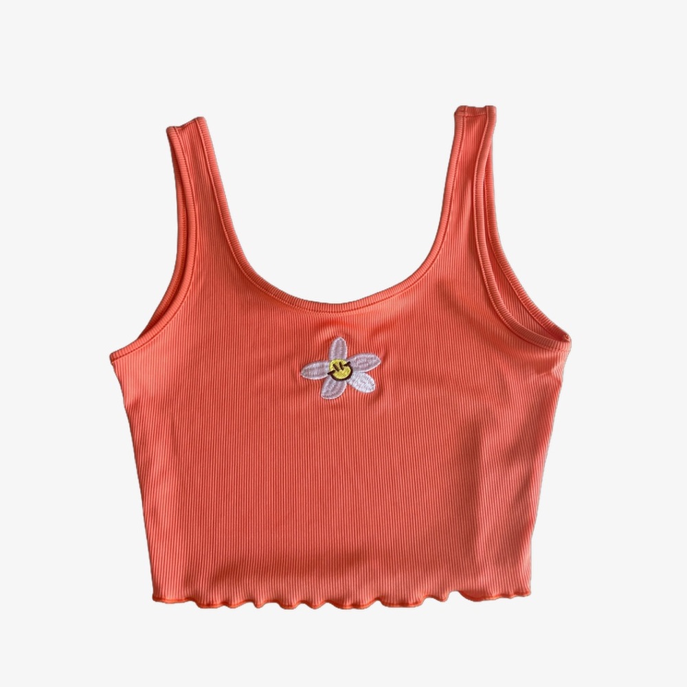 Smiley Flower tank top
